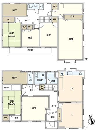 豊橋市西岩田3丁目 戸建 間取図(平面図) 豊橋市西岩田3丁目 戸建 間取図(平面図)