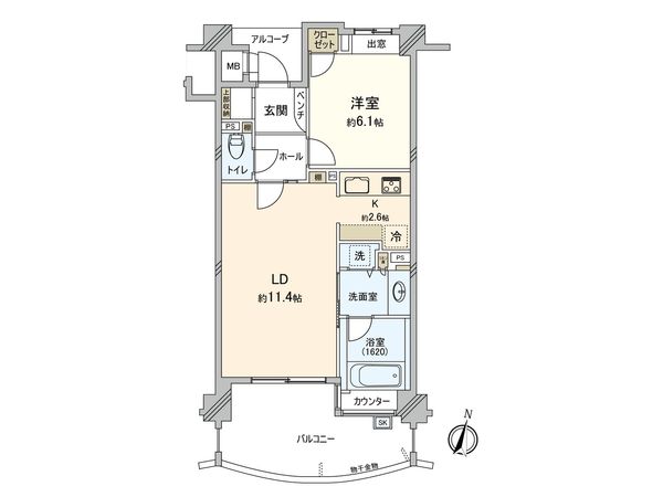ラ・メルカーサⅢ 間取図(平面図)