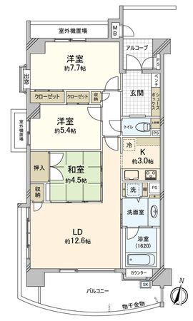 ラ・メルカーサⅡ 間取図