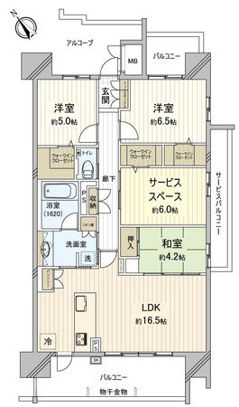 プレサンスロジェ豊橋前田中町CL 間取図(平面図) プレサンスロジェ豊橋前田中町CL 間取図(平面図)
