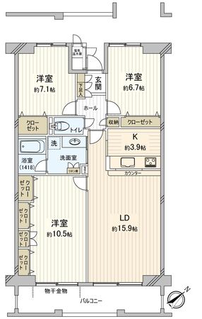 間取図(平面図)