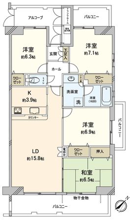 間取図(平面図)