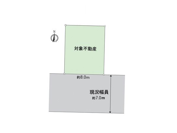 北区駒止町1丁目 区画図 北区駒止町1丁目 区画図