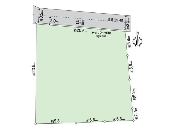 守山区廿軒家 区画図 守山区廿軒家 区画図