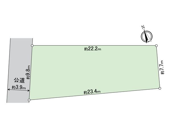 丹羽郡扶桑町大字柏森字甲寺裏 区画図 丹羽郡扶桑町大字柏森字甲寺裏 区画図
