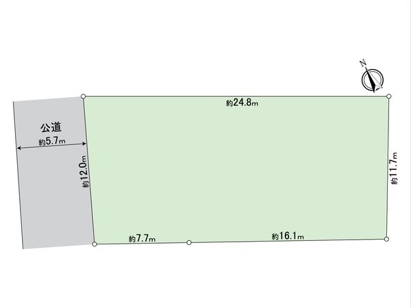 丹羽郡扶桑町大字柏森字中屋敷 区画図 丹羽郡扶桑町大字柏森字中屋敷 区画図