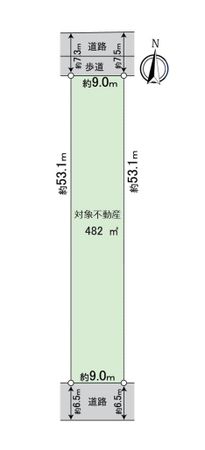 北区楠1丁目 区画図