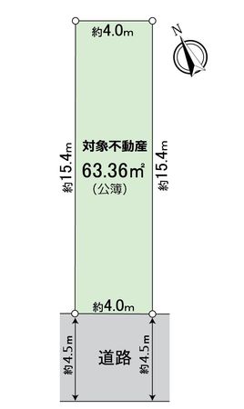 緑区鳴海町字中汐田 区画図 緑区鳴海町字中汐田 区画図
