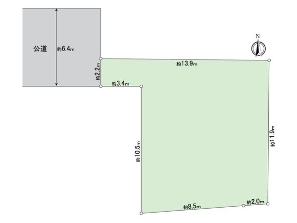 北区楠味鋺1丁目 区画図 北区楠味鋺1丁目 区画図