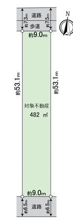 北区楠1丁目 区画図 北区楠1丁目 区画図