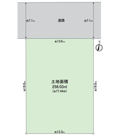 西区上名古屋3丁目 区画図 西区上名古屋3丁目 区画図