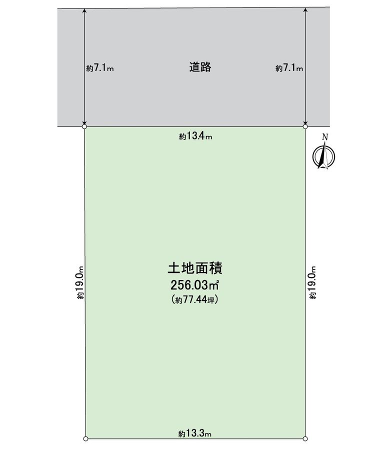 西区上名古屋3丁目 区画図 区画図