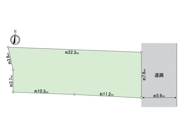 北区清水3丁目 区画図 北区清水3丁目 区画図