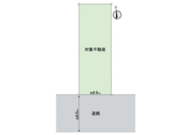 名古屋市守山区町南 土地 区画図 名古屋市守山区町南 土地 区画図