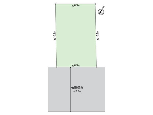 北区福徳町4丁目 区画図 北区福徳町4丁目 区画図
