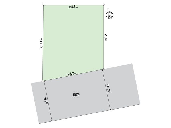 尾張旭市東大久手町3丁目 区画図 尾張旭市東大久手町3丁目 区画図