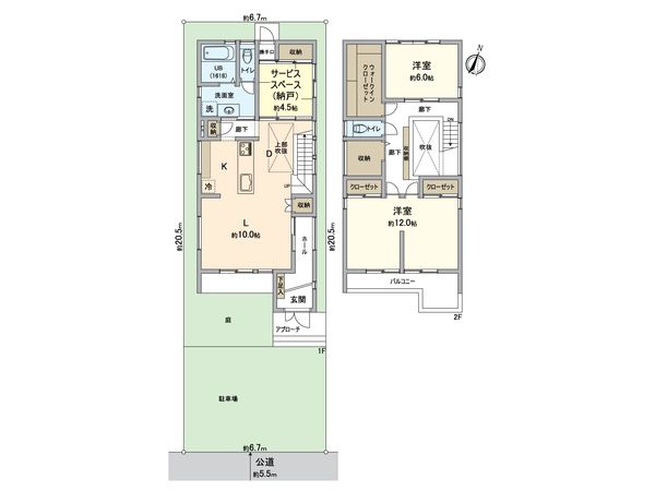 守山区小幡宮ノ腰 間取図(平面図)