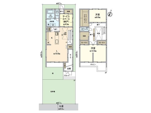 守山区小幡宮ノ腰 間取図(平面図)
