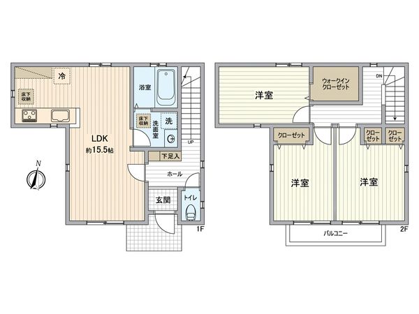 北区金城町4丁目 間取図(平面図)