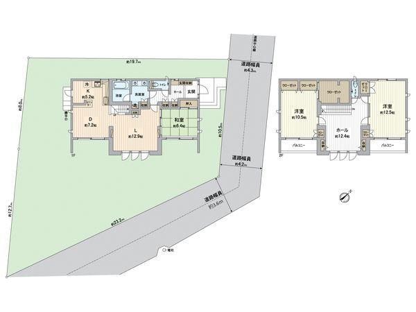 守山区翠松園1丁目 間取図(平面図)