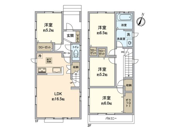 守山区脇田町 間取図(平面図) 間取図(平面図)