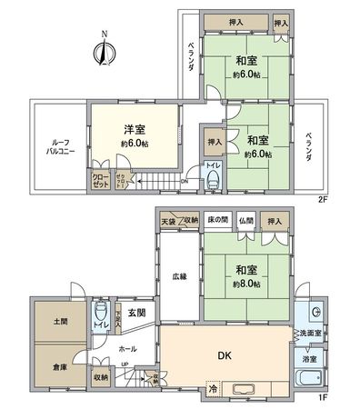 北区大曽根1丁目 間取図(平面図) 間取図(平面図)