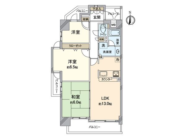藤和シティコープ徳川園 間取図(平面図) 藤和シティコープ徳川園 間取図(平面図)