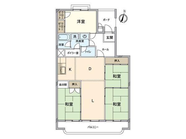 西城住宅三号棟 間取図(平面図) 間取図(平面図)