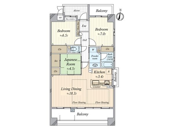 間取図(平面図)