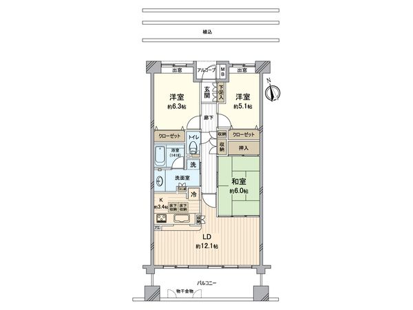 センチュリーヒルズ 間取図(平面図)