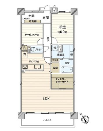 ネオステージ新守山 間取図(平面図) ネオステージ新守山 間取図(平面図)