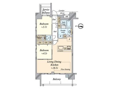 間取図(平面図)