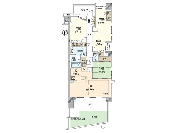 パークホームズ徳川 間取図(平面図)