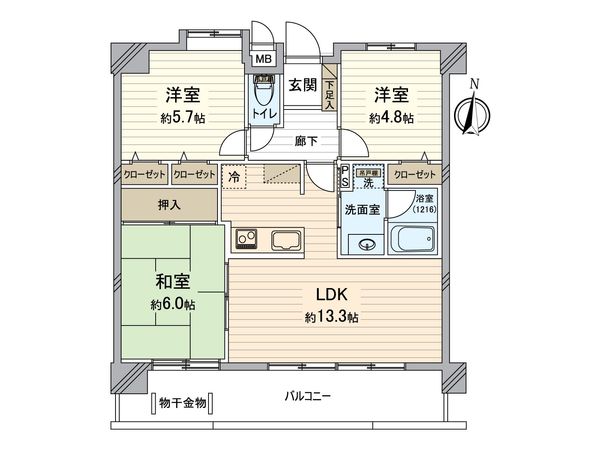 コンセール守山川宮町 間取図(平面図) コンセール守山川宮町 間取図(平面図)