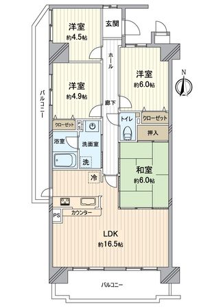ユニーブル大曽根 間取図(平面図)
