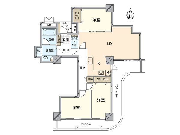 アンビックス志賀ストリートタワー 間取図(平面図) 間取図(平面図)