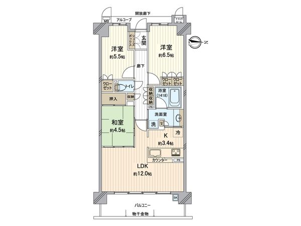 大牧ヒルズ 間取図(平面図) 大牧ヒルズ 間取図(平面図)