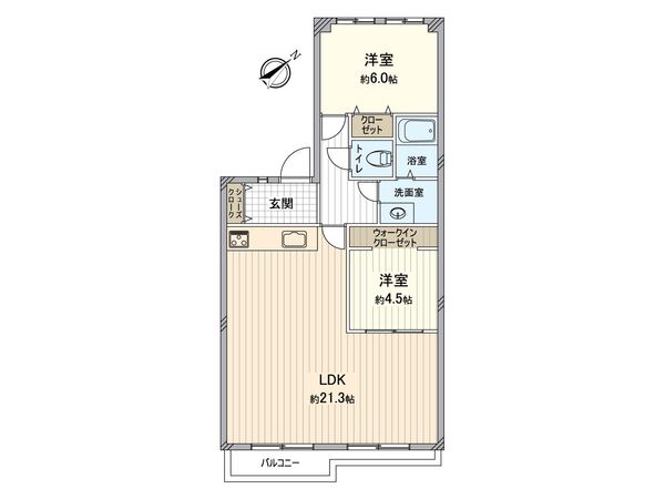 大森アイリス弍番館 間取図(平面図) 大森アイリス弍番館 間取図(平面図)