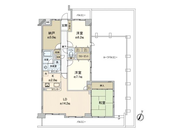 藤和シティコープ小幡Ⅱ 間取図(平面図) 藤和シティコープ小幡Ⅱ 間取図(平面図)