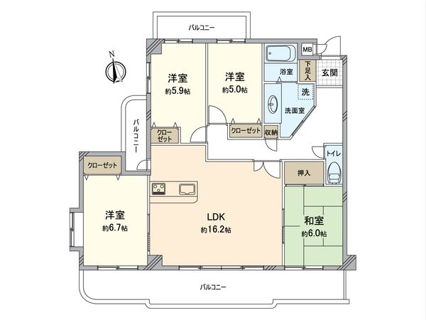 ラビデンス守山町南 間取図(平面図) ラビデンス守山町南 間取図(平面図)