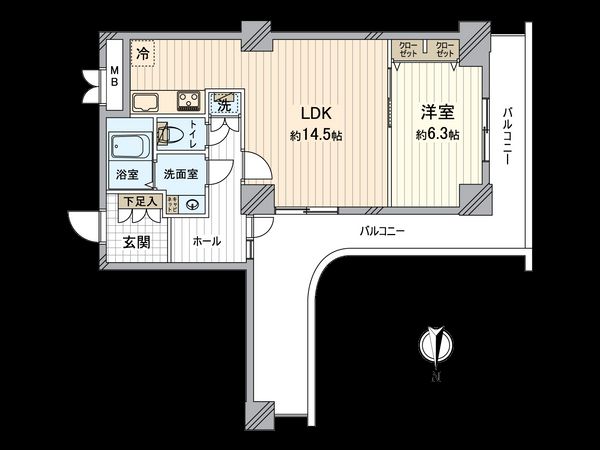 アンビックス志賀ストリートタワー 間取図(平面図) 間取図(平面図)