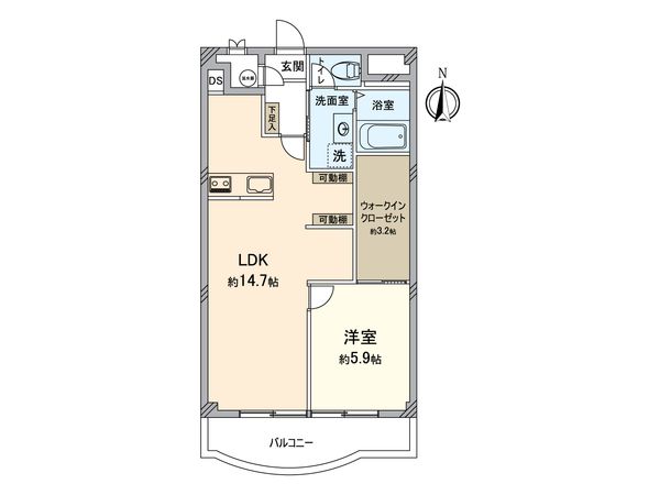 チサンマンション徳川町 間取図(平面図) チサンマンション徳川町 間取図(平面図)