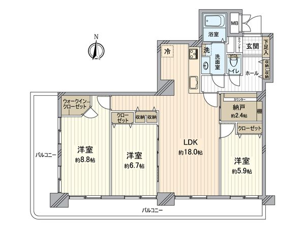 間取図(平面図)