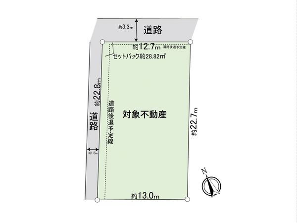 西尾市矢場町 土地 区画図 西尾市矢場町 土地 区画図