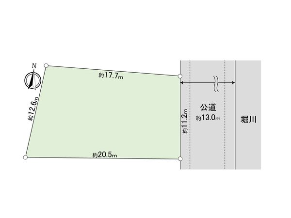 中川区山王2丁目 土地 区画図 中川区山王2丁目 土地 区画図