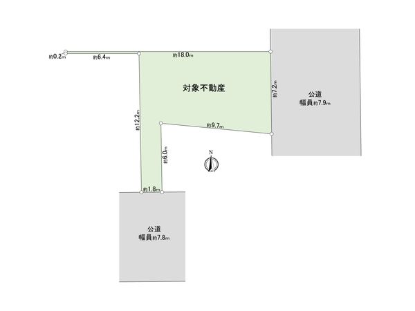 熱田区金山町1丁目 土地 区画図 熱田区金山町1丁目 土地 区画図