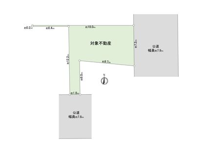 熱田区金山町1丁目 土地 区画図