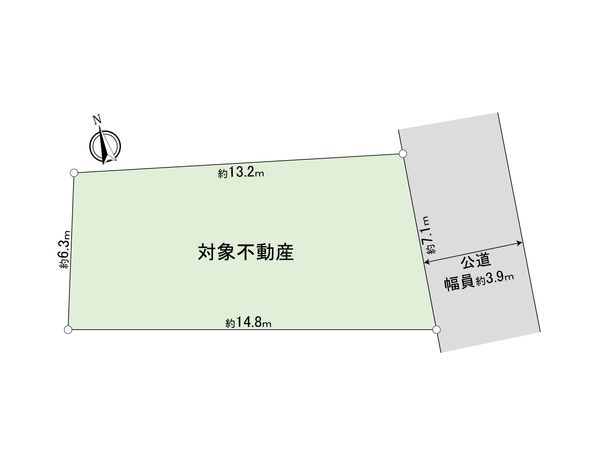 中区伊勢山2丁目 土地 区画図 中区伊勢山2丁目 土地 区画図