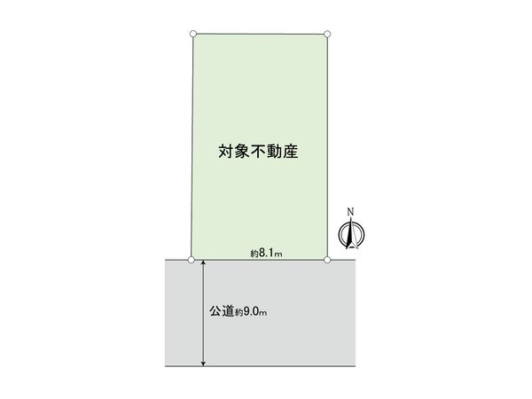南区豊3丁目 土地 区画図