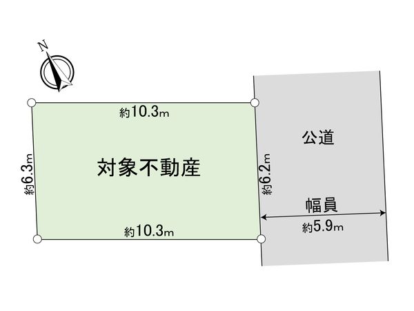 熱田区千年二丁目 区画図